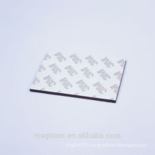 75x51mm flexible magnet square with 3M adhesive